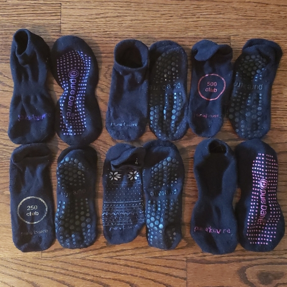 Pure Barre Other 6 Pairs Of Pure Barre Official Socks Poshmark